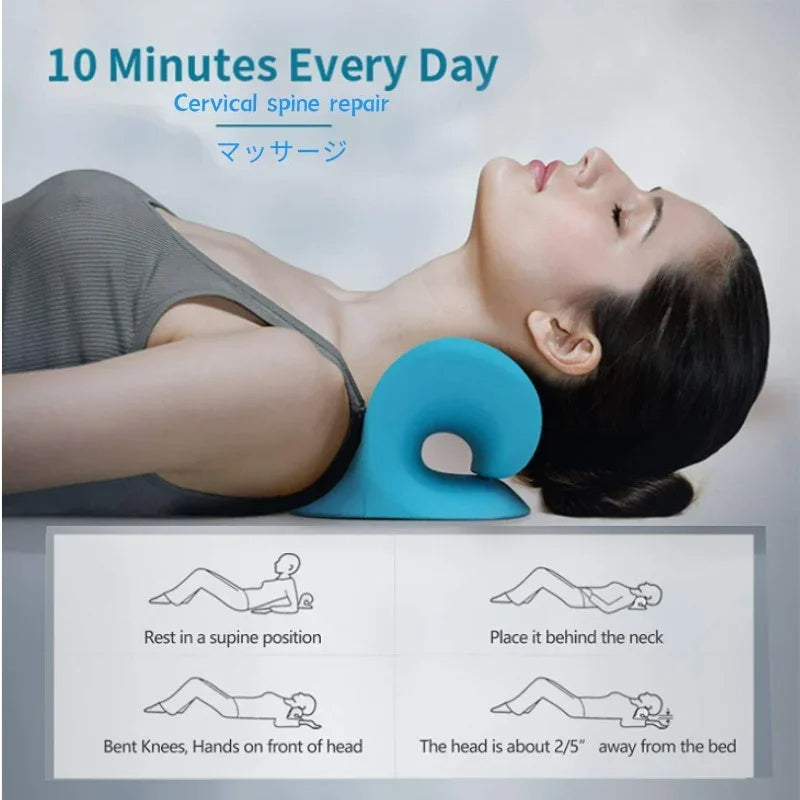 Type C cervical pillow Fugui bag orthosis traction sleep repair shoulder and neck massage pillow