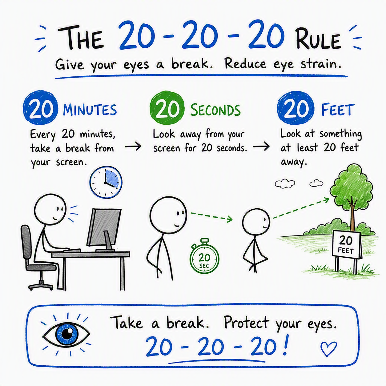 The 20-20-20 Rule: Does It Really Help Your Eyes?
