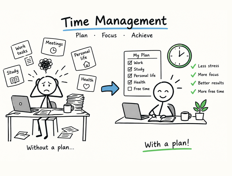 How to manage time during work for maximum productivity